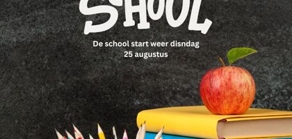 De School Start Weer Disndag 25 Augustus