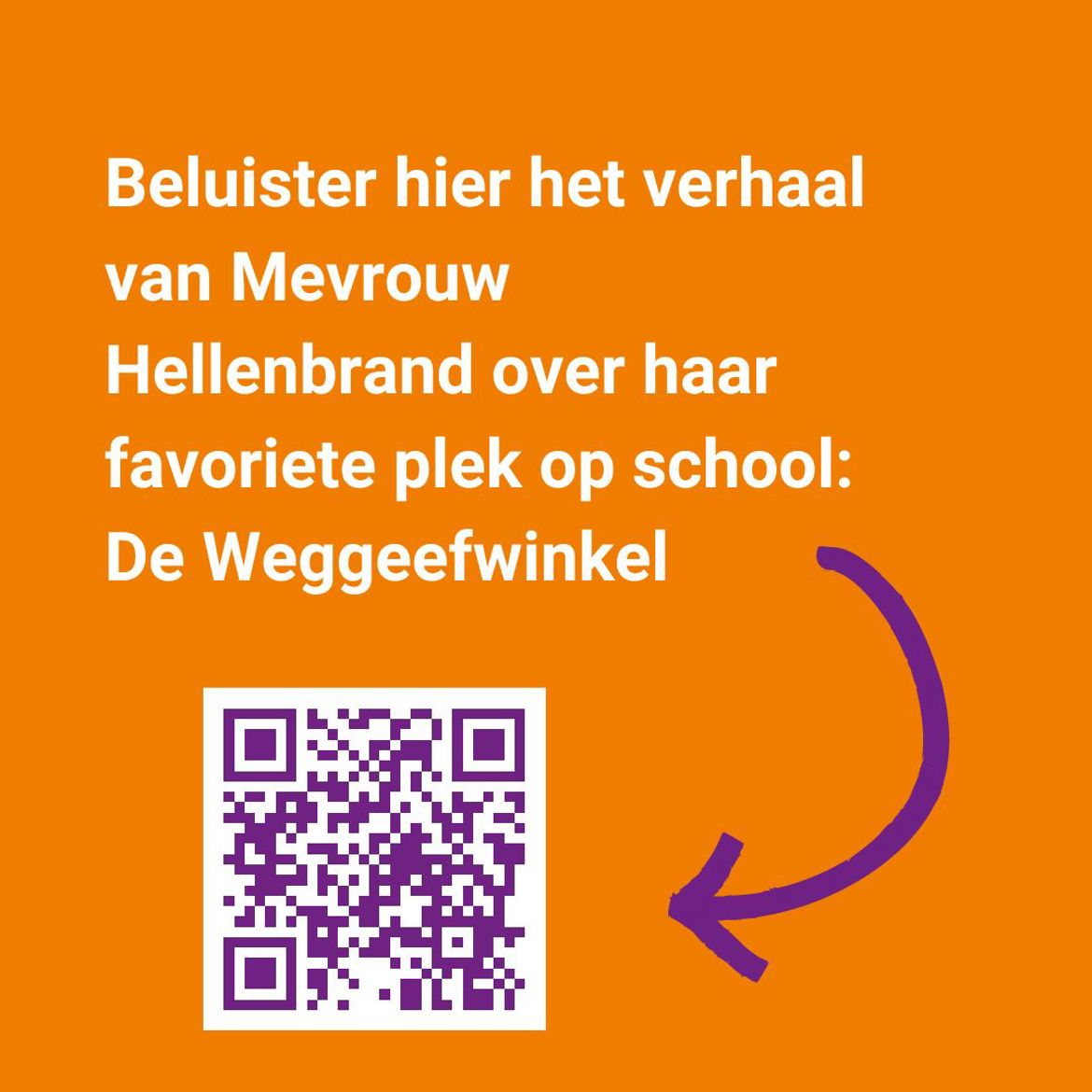 Beluister Hier Het Verhaal Van Mevrouw Hellenbrand Over Haar Favoriete Plek Op School De Weggeefwinkel