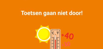 Let Op School Gesloten Op Vrijdag 26 Juni Vanwege Code Rood Toetsen Gaan Niet Door
